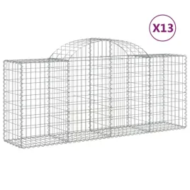 kosze-gabionowe-13-szt-200x50x80-100-cm-galwanizowane-zelazo