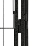kojec-dla-psa-20-paneli-czarny-50x100-cm-stal-stan-nowy