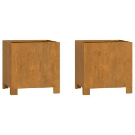 donice-na-nozkach-2-szt-rdzawe-32x30x33-cm-stal-kortenowska