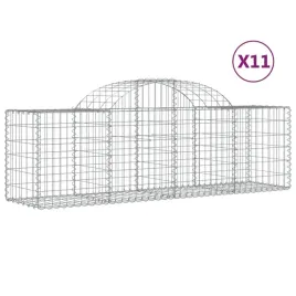 kosze-gabionowe-11-szt-200x50x60-80-cm-galwanizowane-zelazo