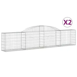 kosze-gabionowe-2-szt-300x30x60-80-cm-galwanizowane-zelazo