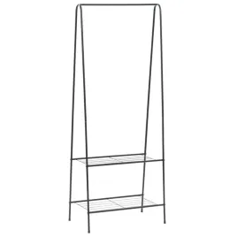 wieszak-na-ubrania-ze-stalowa-rama-i-2-polkami-czarny-59x35x150-cm