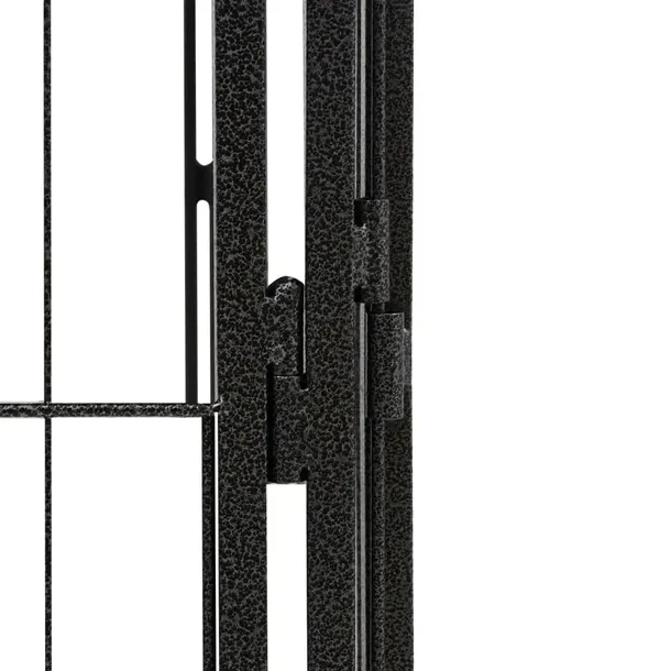 kojec-dla-psa-12-paneli-czarny-50x100-cm-stal-stan-nowy