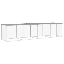 klatka-dla-kurczat-z-dachem-jasnoszara-403x98x90-cm-stal