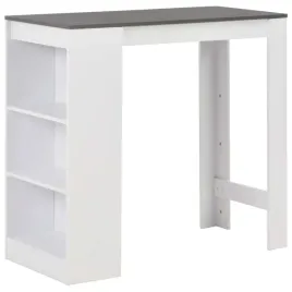 stolik-barowy-z-3-polkami-bialy-z-szarym-blatem-110-x-50-x-103-cm