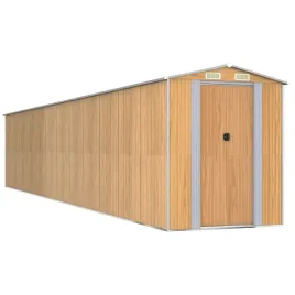 szopa-ogrodowa-jasnobrazowa-192x1021x223cm-stal-galwanizowana