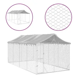 kojec-dla-psa-z-dachem-srebrny-3x6x25-m-stal-galwanizowana