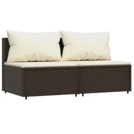 modulowa-sofa-ogrodowa-brazowa-z-poduszkami-kremowymi-63x63x575-cm