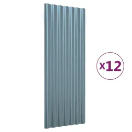 panele-dachowe-12-szt-stal-ocynkowana-100x36-cm