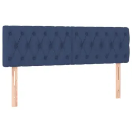 zaglowki-do-lozka-2-szt-niebieskie-72x7x78-88-cm-tkanina