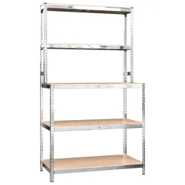 stol-roboczy-z-regulowanymi-polkami-galwanizowana-stal-100x20-50x180