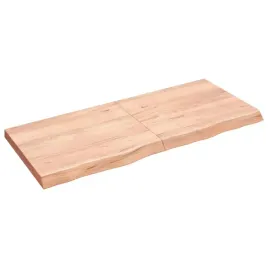 polka-brazowa-140x60x-2-6-cm-lakierowane-lite-drewno-debowe