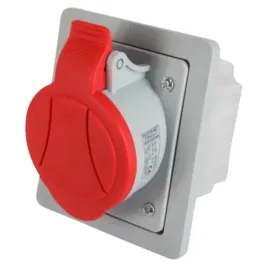 elektromet-gniazdo-skosne-podtynkowe-z-ramka-5p-32a-400v-czerwone-ip44