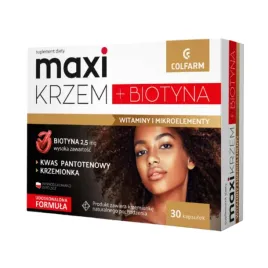 colfarm-suplement-diety-maxi-krzem-biotyna-witaminy-mikroelementy-30kaps