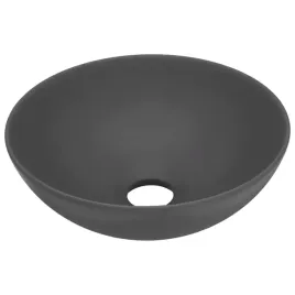 umywalka-lazienkowa-ceramiczna-ciemnoszara-okragla