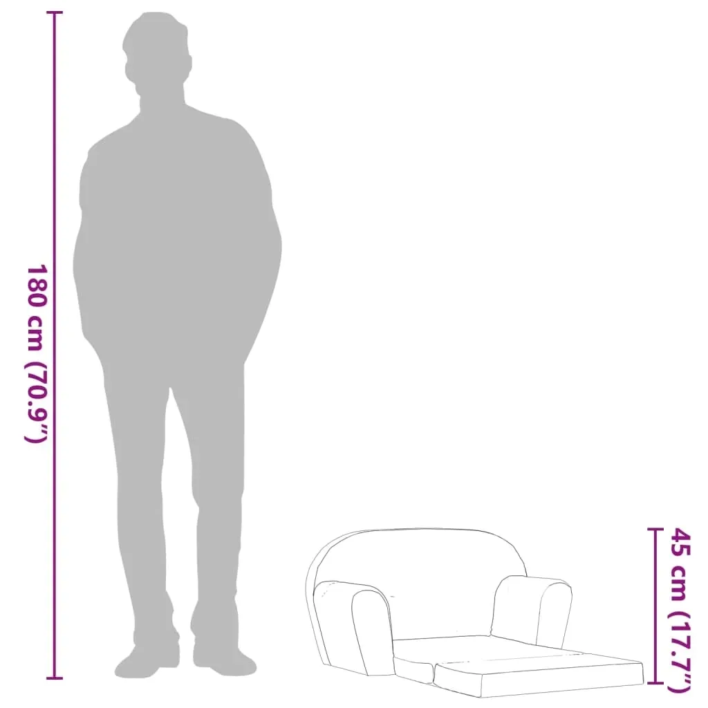 sofa-amerykanka-dziecieca-jasnoszara
