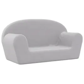 miekka-sofa-2-osobowa-dla-dzieci-z-pluszu-jasnoszara-84x34x45-cm