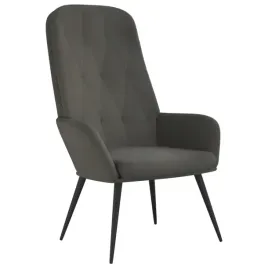 fotel-ciemnoszary-obity-aksamitem