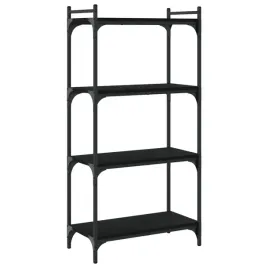 regal-na-ksiazki-z-metalowa-rama-czarny-60x30x120-cm