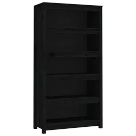 regal-na-ksiazki-czarny-80x35x154-cm-lite-drewno-sosnowe