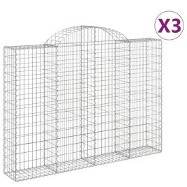 kosze-gabionowe-3-szt-200x30x140-160-cm-galwanizowane-zelazo