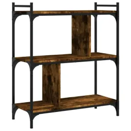 3-poziomowy-regal-na-ksiazki-przydymiony-dab-76x32x88-cm