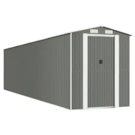 szopa-ogrodowa-jasnoszara192x855x223-cm-stal-galwanizowana