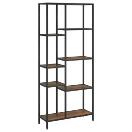regal-na-ksiazki-80x30x180-cm-stal-i-material-drewnopochodny