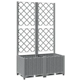 donica-ogrodowa-z-kratka-z-polipropylenu-jasnoszara-80x40x136-cm