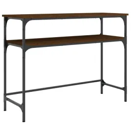 stolik-konsolowy-brazowy-dab-100x355x75-cm