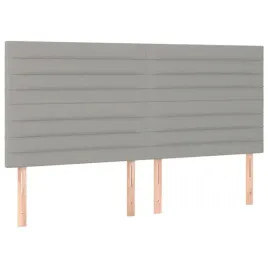 zaglowki-do-lozka-4-szt-jasnoszary-100x5x78-88-cm-tkanina