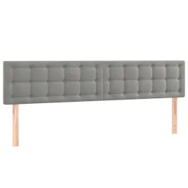 zaglowki-do-lozka-2-szt-jasnoszary-100x5x78-88cm-aksamitny