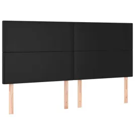 zaglowki-do-lozka-4-szt-czarny-100x5x78-88cm-sztuczna-skora
