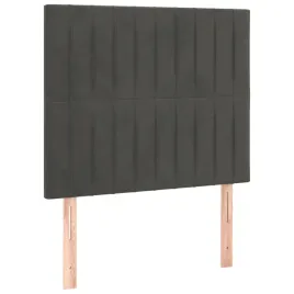zaglowki-do-lozka-2-szt-ciemnoszary-100x5x78-88cm-aksamitny