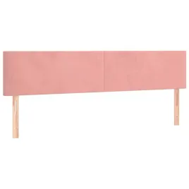 zaglowki-do-lozka-2-szt-rozowy-100x5x78-88-cm-aksamitny