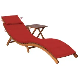 drewniany-lezak-ogrodowy-z-czerwona-poduszka-184-x-55-x-64-cm