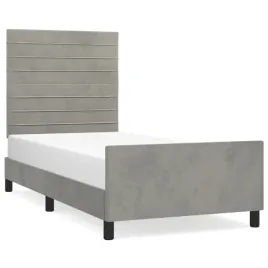 rama-lozka-z-zaglowkiem-aksamitna-jasnoszara-203x83x118-128-cm