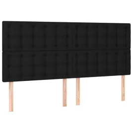 zaglowki-do-lozka-4-szt-czarny-100x5x78-88-cm-tkanina