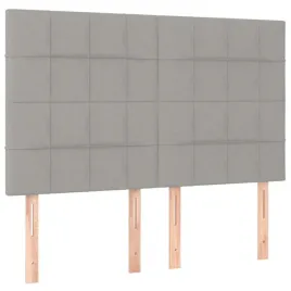 zaglowki-do-lozka-4-szt-jasnoszare-72x5x78-88-cm-tkanina