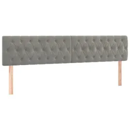 zaglowki-do-lozka-2-szt-jasnoszary-100x7x78-88-cm-aksamit