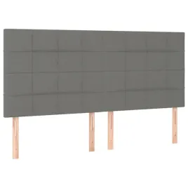 zaglowki-do-lozka-4-szt-ciemnoszary-100x5x78-88-cm-tkanina