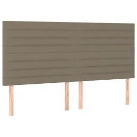 zaglowki-do-lozka-4-szt-taupe-100x5x78-88-cm-tkanina