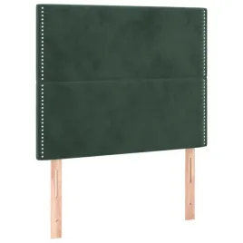 zaglowki-do-lozka-2-szt-ciemnozielony-100x5x78-88cm-aksamit