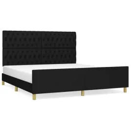 rama-lozka-z-zaglowkiem-czarna-203-x-186-x-118-128-cm