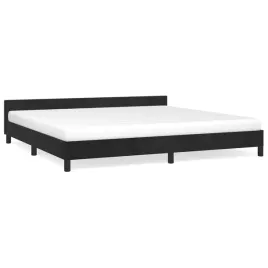 rama-lozka-z-zaglowkiem-aksamitna-czarna-207-x-206-x-50-cm