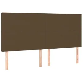 zaglowki-do-lozka-4-szt-ciemnobrazowy-80x5x78-88cm-tkanina