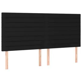 zaglowki-do-lozka-4-szt-czarny-100x5x78-88-cm-tkanina