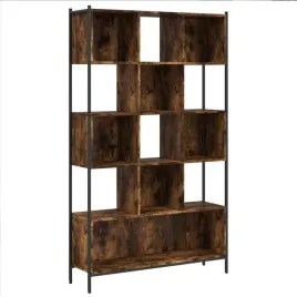 regal-na-ksiazki-z-malowanej-proszkowo-stali-przydymiony-dab-102x28x1