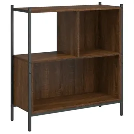 regal-na-ksiazki-brazowy-dab-72x28x775-cm-drewnopochodny-stal-mal