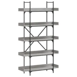 5-poziomowy-regal-na-ksiazki-szary-dab-sonoma-100x33x1805-cm